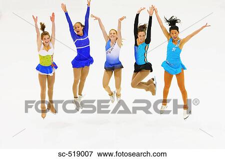 Stock Photo - Figure Skaters. Fotosearch
