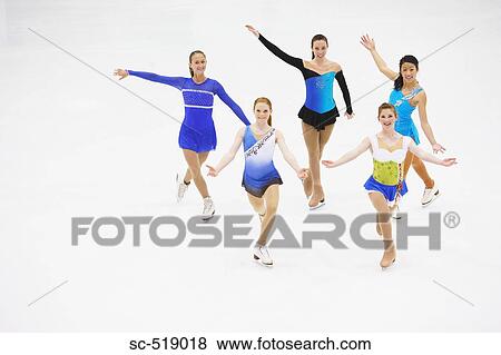 Stock Photo - Figure Skaters. Fotosearch