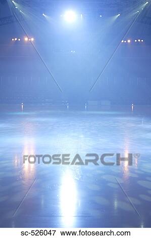 Stock Photo - Ice rink stadium . Fotosearch