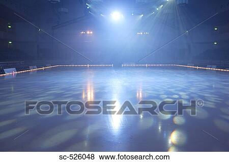 Ice rink stadium View Large Photo Image Stock Photo - Ice rink stadium . Fotosearch