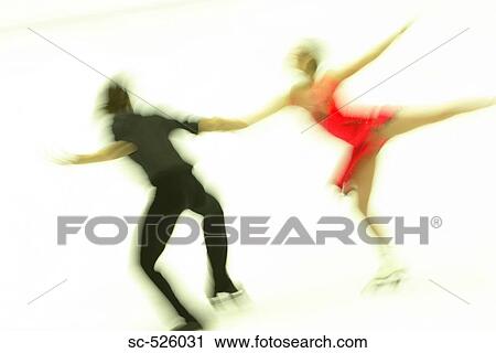 Ice Skating Couple View Large Photo Image Stock Image - Ice Skating Couple. Fotosearch