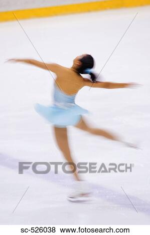 Ice Skating Woman View Large Photo Image Stock Photo - Ice Skating Woman. Fotosearch