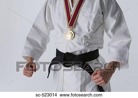 Judo-ka with Medal View Large Photo Image Picture - Judo-ka with Medal. Fotosearch