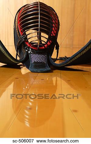 Stock Photo - Kendo Facemask. Fotosearch