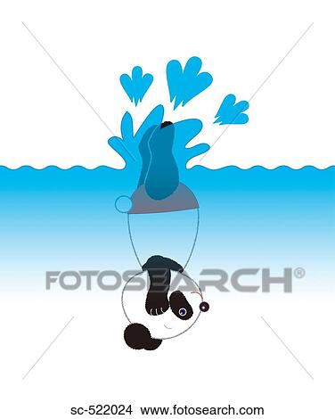 Picture - Male Platform Diver. Fotosearch