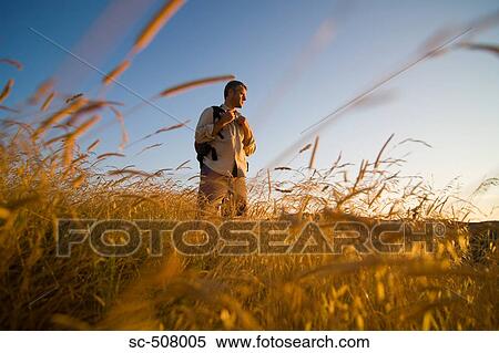 Man with backpack View Large Photo Image Stock Photography - Man with backpack. Fotosearch