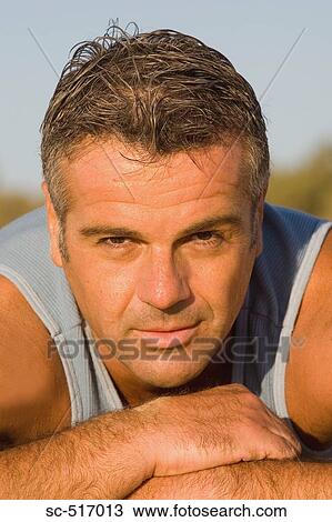 Stock Image - Man's Face. Fotosearch