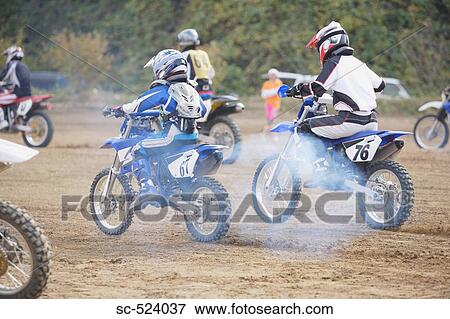 Stock Photo - Motocross Race. Fotosearch