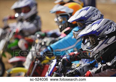 Stock Photograph - Motocross Race. Fotosearch