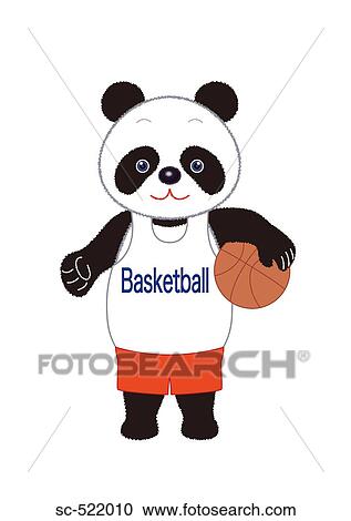Panda Basketball Player View Large Photo Image Stock Image - Panda Basketball Player. Fotosearch