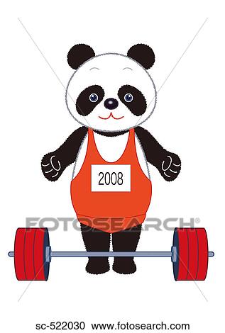 Panda Power Lifter View Large Photo Image Stock Image - Panda Power Lifter. Fotosearch