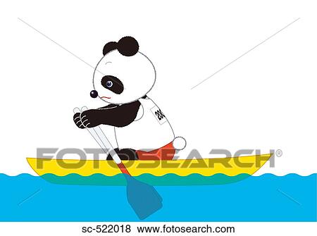 Panda Rower View Large Photo Image Stock Photo - Panda Rower. Fotosearch