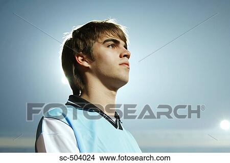 Picture - Portrait of a Soccer Player. Fotosearch