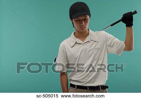 Portrait of Asian Golf Player View Large Photo Image Stock Photography - Portrait of Asian Golf Player. Fotosearch