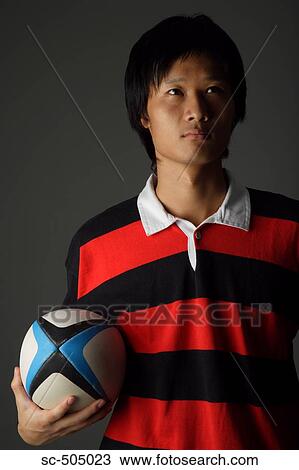 Portrait of Asian Rugby Player View Large Photo Image Stock Image - Portrait of Asian Rugby Player. Fotosearch