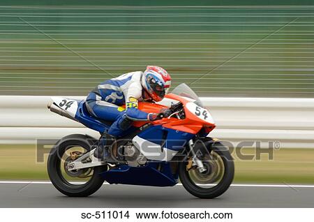 Racing motor bike on the straight View Large Photo Image Picture - Racing motor bike on the straight. Fotosearch