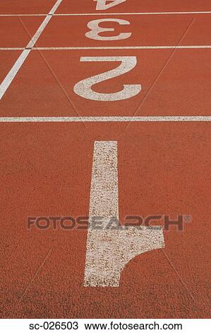 Stock Image - Running Lane. Fotosearch