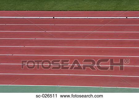 Stock Image - Running Track. Fotosearch