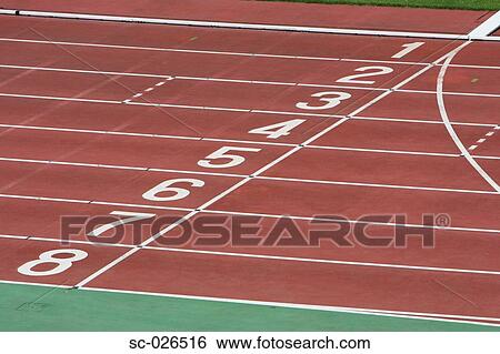 Stock Photograph - Running Track. Fotosearch