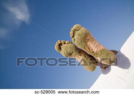 Stock Photography - Sandy Feet. Fotosearch