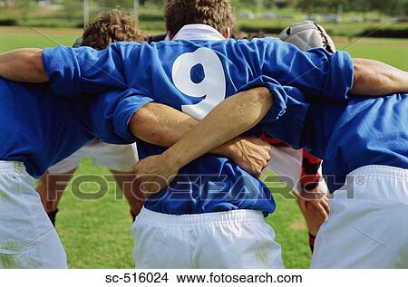Picture - Scrum Formation. Fotosearch