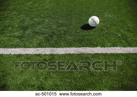 Soccer Ball And Sideline View Large Photo Image Stock Photography - Soccer Ball And Sideline. Fotosearch