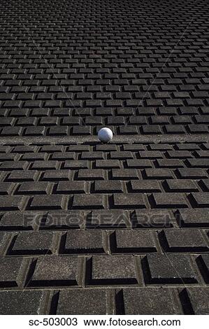 Stock Image - Soccer Ball On A Concrete Wall. Fotosearch