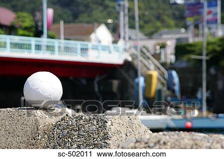 Soccer Ball On A Jetty View Large Photo Image Stock Image - Soccer Ball On A Jetty. Fotosearch