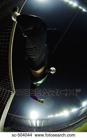 Picture - Soccer Goalie Making A Save. Fotosearch
