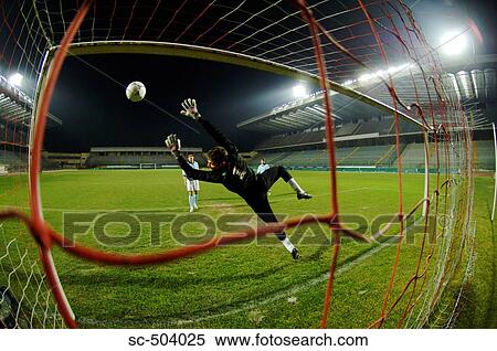 Soccer Goalie Making A Save View Large Photo Image Stock Photography - Soccer Goalie Making A Save. Fotosearch
