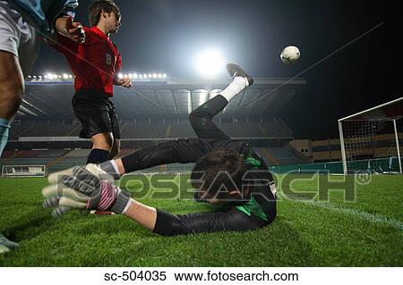 Soccer Goalie Missing A Save View Large Photo Image Stock Photography - Soccer Goalie Missing A Save. Fotosearch