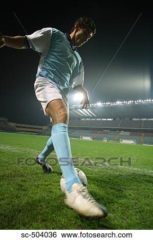 Soccer Player Dribbling A Ball View Large Photo Image Stock Photograph - Soccer Player Dribbling A Ball. Fotosearch
