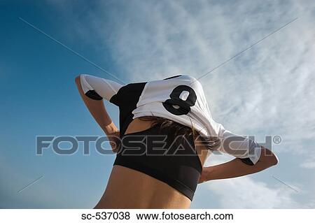 Soccer player wearing sports uniform View Large Photo Image Stock Photo - Soccer player wearing sports uniform. Fotosearch