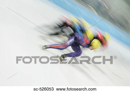 Speed Skating Competition View Large Photo Image Stock Image - Speed Skating Competition. Fotosearch