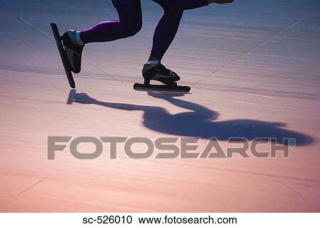 Stock Image - Speed Skating. Fotosearch