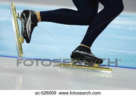 Stock Photo - Speed Skating. Fotosearch
