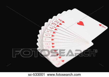 Suit of hearts spread out in studio View Large Photo Image Stock Image - Suit of hearts spread out in studio. Fotosearch