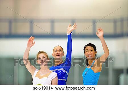 Three Figure Skaters View Large Photo Image Picture - Three Figure Skaters. Fotosearch
