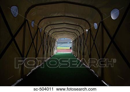 Tunnel Leading To A Stadium View Large Photo Image Stock Image - Tunnel Leading To A Stadium. Fotosearch
