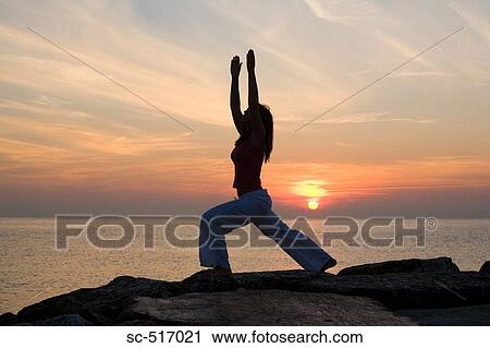 Woman Excersizing Near the Sea View Large Photo Image Stock Image - Woman Excersizing Near the Sea. Fotosearch
