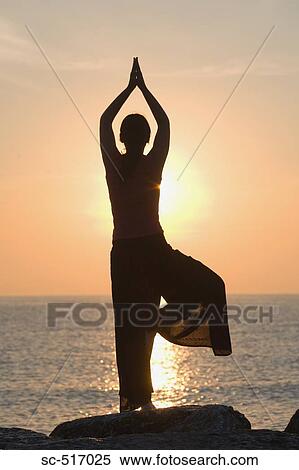 Woman Excersizing Near the Sea View Large Photo Image Stock Photography - Woman Excersizing Near the Sea. Fotosearch