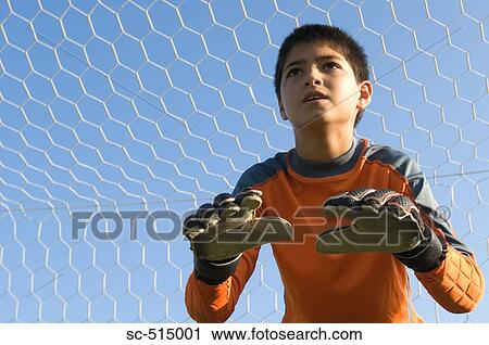 Young goalkeeper View Large Photo Image Stock Image - Young goalkeeper. Fotosearch