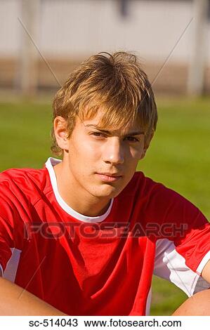 Stock Image - Young Soccer Player. Fotosearch