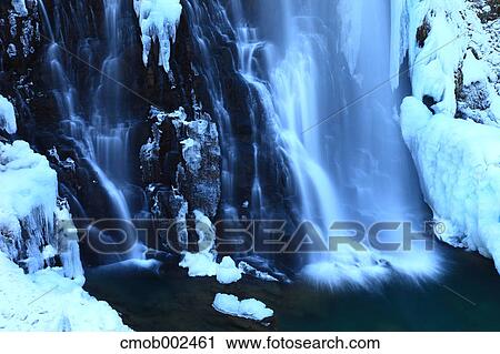 Bandoko waterfall, Nagano Prefecture View Large Photo Image Stock Image - Bandoko waterfall, Nagano Prefecture. Fotosearch