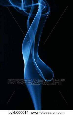 Blue smoke on black background View Large Photo Image Picture - Blue smoke on black background. Fotosearch