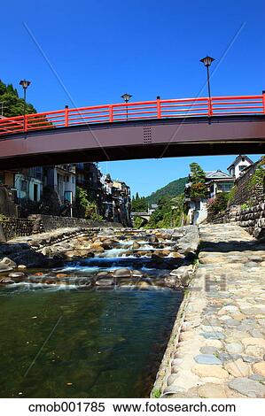 Bridge in Gujo, Gifu Prefecture View Large Photo Image Stock Photography - Bridge in Gujo, Gifu Prefecture. Fotosearch