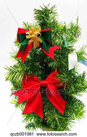Christmas tree with ribbons View Large Photo Image Stock Image - Christmas tree with ribbons. Fotosearch
