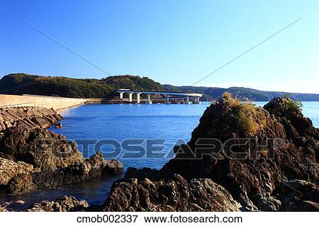 Elevated bridge in Kushimoto, Wakayama Prefecture View Large Photo Image Stock Photo - Elevated bridge in Kushimoto, Wakayama Prefecture. Fotosearch