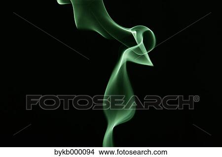 Green smoke on black background View Large Photo Image Picture - Green smoke on black background. Fotosearch