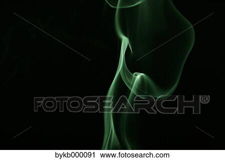 Green smoke on black background View Large Photo Image Stock Image - Green smoke on black background. Fotosearch
